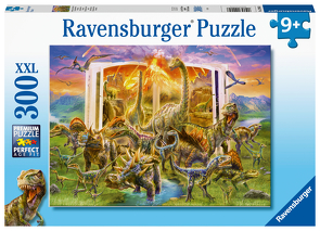 Ravensburger Kinderpuzzle – 12905 Lexikon der Urzeit – Dinosaurier-Puzzle für Kinder ab 9 Jahren, mit 300 Teilen im XXL-Format