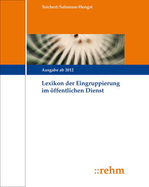 Lexikon der Eingruppierung von Claus,  Walter, Salomon-Hengst,  Annette, Teichert,  Antje