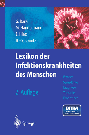 Lexikon der Infektionskrankheiten des Menschen von Darai,  Gholamreza, Handermann,  Michaela, Hinz,  Erhard, Sonntag,  Hans-Günther