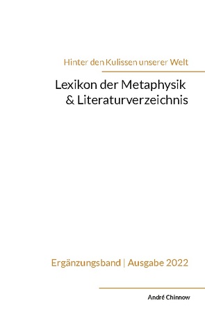 Lexikon der Metaphysik & Literaturverzeichnis von Chinnow,  André