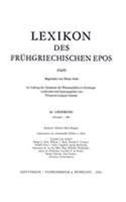 Lexikon des frühgriechischen Epos Lfg. 20 von Snell,  Bruno
