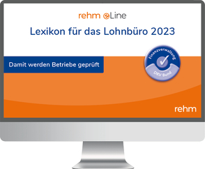 Lexikon für das Lohnbüro 2023 online von Plenker,  Jürgen, Schaffhausen,  Heinz-Willi, Schönfeld,  Wolfgang