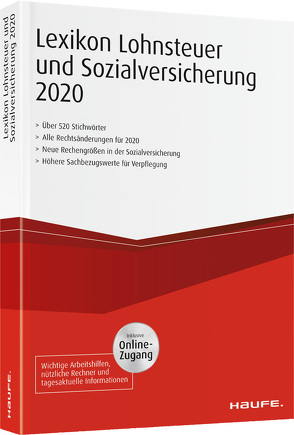 Lexikon Lohnsteuer und Sozialversicherung 2020 – inkl. Onlinezugang