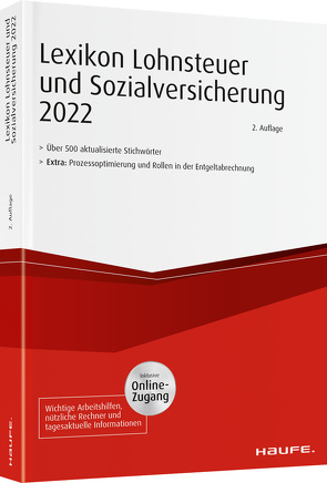 Lexikon Lohnsteuer und Sozialversicherung 2023 plus Onlinezugang