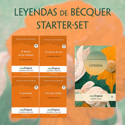 Leyendas de Bécquer (mit 5 MP3 Audio-CDs) – Starter-Set – Spanisch-Deutsch von Bauch,  Magdalena, Bécquer,  Gustavo Adolfo, Frank,  Ilya, Kessler,  Mia, Peters,  Ralf