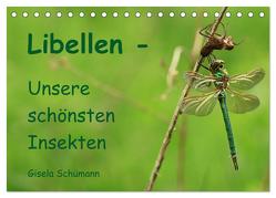 Libellen – Unsere schönsten Insekten (Tischkalender 2024 DIN A5 quer), CALVENDO Monatskalender von Schuemann,  Gisela