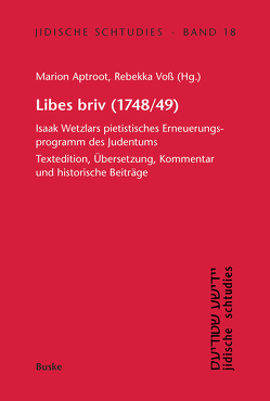 Libes briv (1748/49) von Aptroot,  Marion, Voß,  Rebekka
