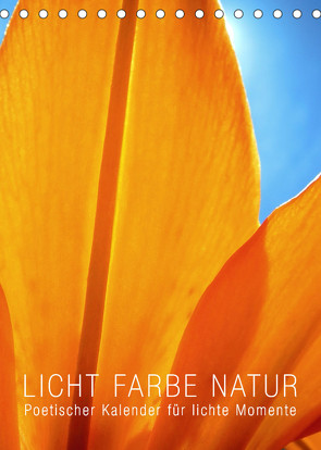Licht Farbe Natur (Tischkalender 2023 DIN A5 hoch) von Babette Reek,  Layout:, bilwissedition