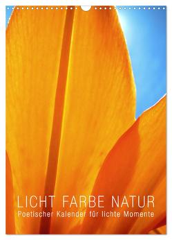 Licht Farbe Natur (Wandkalender 2024 DIN A3 hoch), CALVENDO Monatskalender von Layout Babette Reek,  bilwissedition, 