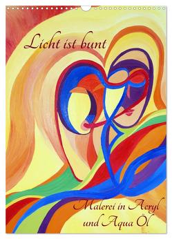 Licht ist bunt – Malerei in Acryl und Aqua Öl (Wandkalender 2024 DIN A3 hoch), CALVENDO Monatskalender von Hartmann,  Eilyn