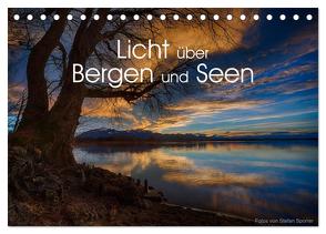 Licht über Bergen und Seen (Tischkalender 2024 DIN A5 quer), CALVENDO Monatskalender von Spörrer,  Stefan