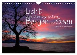 Licht über oberbayrischen Bergen und Seen (Wandkalender 2024 DIN A4 quer), CALVENDO Monatskalender von Spörrer,  Stefan