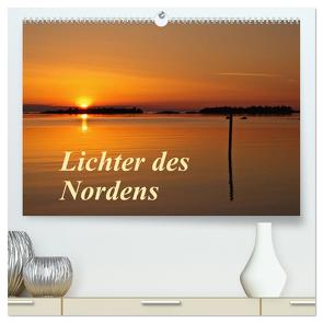 Lichter des Nordens (hochwertiger Premium Wandkalender 2024 DIN A2 quer), Kunstdruck in Hochglanz von Ergler,  Anja