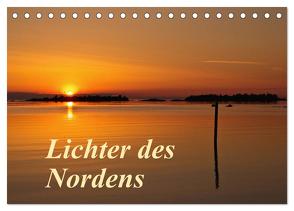 Lichter des Nordens (Tischkalender 2024 DIN A5 quer), CALVENDO Monatskalender von Ergler,  Anja