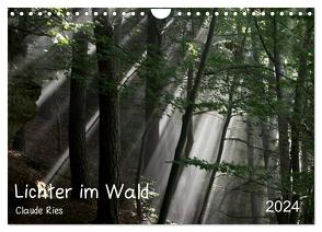 Lichter im Wald (Wandkalender 2024 DIN A4 quer), CALVENDO Monatskalender von Ries Luxemburg,  Claude