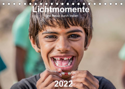 Lichtmomente – Eine Reise durch Indien (Tischkalender 2022 DIN A5 quer) von Kraft,  Saskia