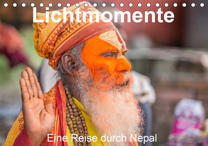 Lichtmomente – Eine Reise durch Nepal (Tischkalender 2021 DIN A5 quer) von Kraft,  Saskia