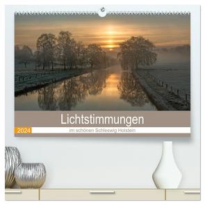 Lichtstimmungen im schönen Schleswig Holstein (hochwertiger Premium Wandkalender 2024 DIN A2 quer), Kunstdruck in Hochglanz von Potratz,  Andrea