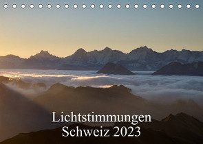 Lichtstimmungen Schweiz 2023 (Tischkalender 2023 DIN A5 quer) von Wahli,  Thomas