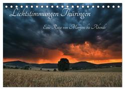 Lichtstimmungen Thüringen – Eine Reise von Morgens bis Abends (Tischkalender 2024 DIN A5 quer), CALVENDO Monatskalender von Wesche,  Ronny