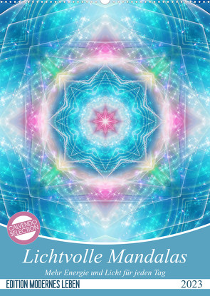 Lichtvolle Mandalas (Wandkalender 2023 DIN A2 hoch) von Shayana Hoffmann,  Gaby