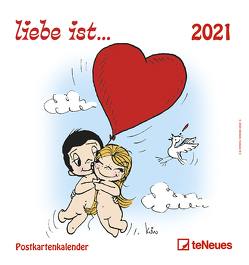 liebe ist… 2021 – Postkarten-Kalender – Kalender-mit-Postkarten – zum-raustrennen – 16×17 von Casali,  Kim