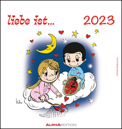 liebe ist… 2023 – Postkarten-Kalender – Kalender-mit-Postkarten – zum-raustrennen – 16×17 von Casali,  Kim
