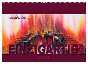 Liebe ist… Einzigartig (Wandkalender 2024 DIN A2 quer), CALVENDO Monatskalender von De. Rabena,  Mercedes