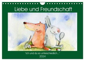 Liebe und Freundschaft (Wandkalender 2024 DIN A4 quer), CALVENDO Monatskalender von Tiukkel,  Svetlana