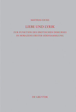 Liebe und Lyrik von Eicks,  Mathias