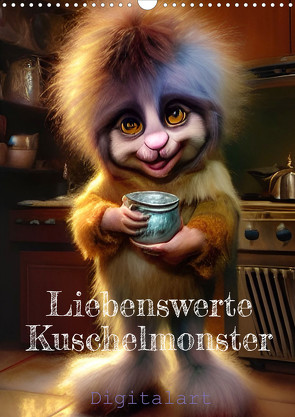 Liebenswerte Kuschelmonster – Digitalart (Wandkalender 2023 DIN A3 hoch) von Illgen,  Cathrin