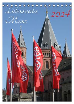 Liebenswertes Mainz (Tischkalender 2024 DIN A5 hoch), CALVENDO Monatskalender von Kaczmarek,  Kerstin