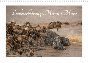 Liebeserklärung Masai-Mara (Wandkalender 2022 DIN A3 quer) von www.augenblicke-antoniewski.de