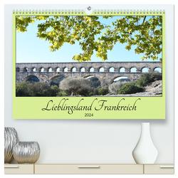 Lieblingsland Frankreich (hochwertiger Premium Wandkalender 2024 DIN A2 quer), Kunstdruck in Hochglanz von Flori0,  Flori0