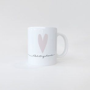 Lieblingstasse „Herz“ in rosa | Kaffeebecher | Geburtstag | Geschenkidee für Frauen | von Wirth,  Lisa