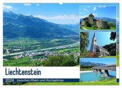 Liechtenstein – zwischen Rhein und Hochgebirge (Wandkalender 2024 DIN A2 quer), CALVENDO Monatskalender von Gillner,  Martin