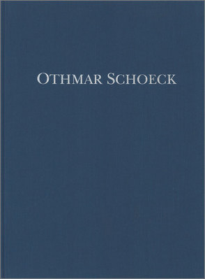 Lieder aus der frühen Schaffenszeit von Schoeck,  Othmar