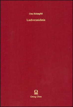 Liedverzeichnis von Holzapfel,  Otto