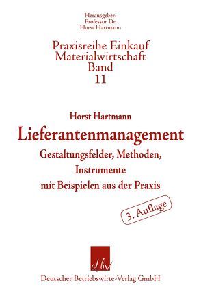 Lieferantenmanagement von Hartmann,  Horst