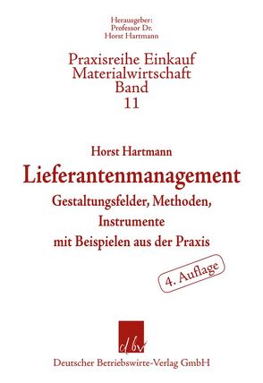 Lieferantenmanagement. von Hartmann,  Horst