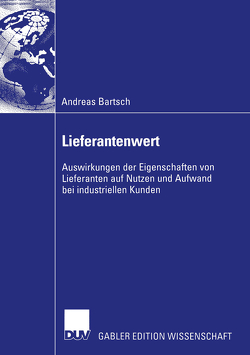 Lieferantenwert von Bartsch,  Andreas, Zentes,  Prof. Dr. Joachim