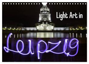Light Art in Leipzig (Wandkalender 2024 DIN A4 quer), CALVENDO Monatskalender von & Lichtkombinat Leipzig,  Foto