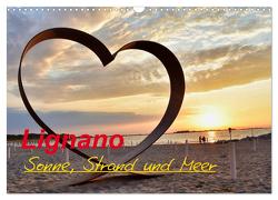 Lignano – Sonne, Strand und Meer (Wandkalender 2024 DIN A3 quer), CALVENDO Monatskalender von Palme,  Enrico