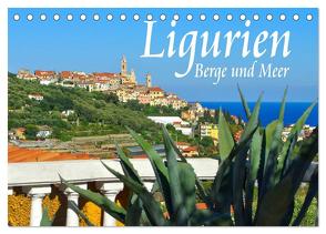Ligurien – Berge und Meer (Tischkalender 2024 DIN A5 quer), CALVENDO Monatskalender von LianeM,  LianeM