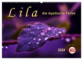 Lila – die mystische Farbe (Wandkalender 2024 DIN A2 quer), CALVENDO Monatskalender von Roder,  Peter