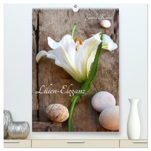 Lilien-Eleganz (hochwertiger Premium Wandkalender 2024 DIN A2 hoch), Kunstdruck in Hochglanz von Kruse,  Gisela