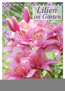 Lilien im Garten (Tischkalender 2024 DIN A5 hoch), CALVENDO Monatskalender von Kruse,  Gisela