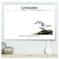 Limikolen – Watvögel an Nord- und Ostseeküste (hochwertiger Premium Wandkalender 2024 DIN A2 quer), Kunstdruck in Hochglanz von Martin,  Christof