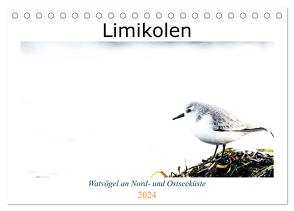 Limikolen – Watvögel an Nord- und Ostseeküste (Tischkalender 2024 DIN A5 quer), CALVENDO Monatskalender von Martin,  Christof