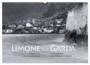 Limone sul Garda schwarzweiß (Wandkalender 2024 DIN A2 quer), CALVENDO Monatskalender von Herzog,  www.bild-erzaehler.com,  Thomas